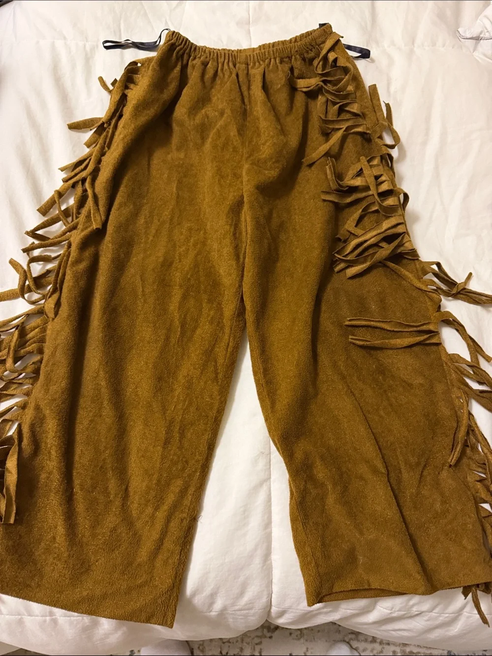 Indian Costume - Brown Fringe Top and Pants